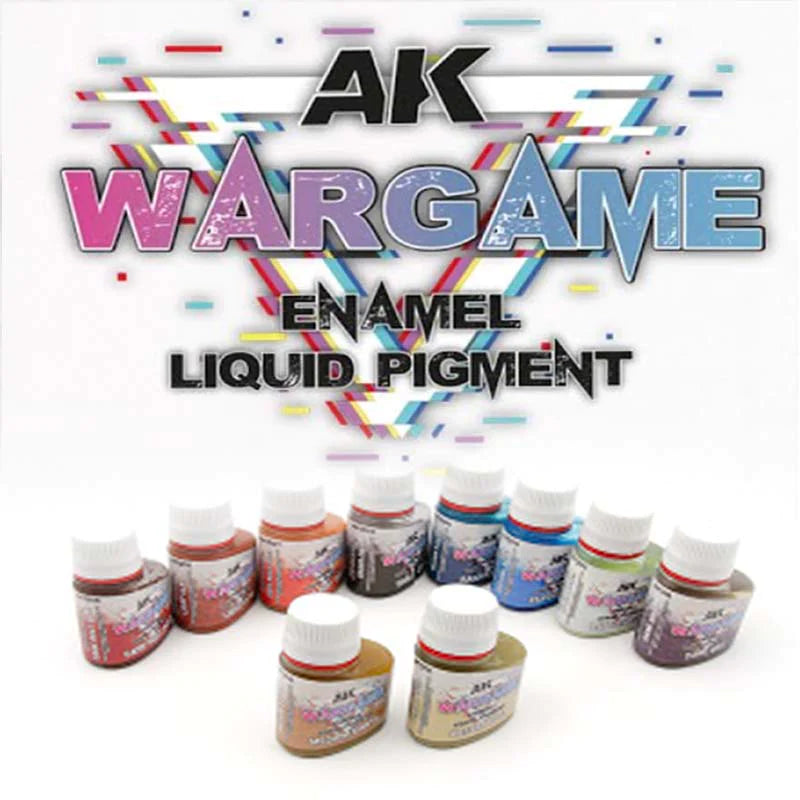 AK Interactive Wargame Enamel Liquid Pigments Fluorescent Green 35ml