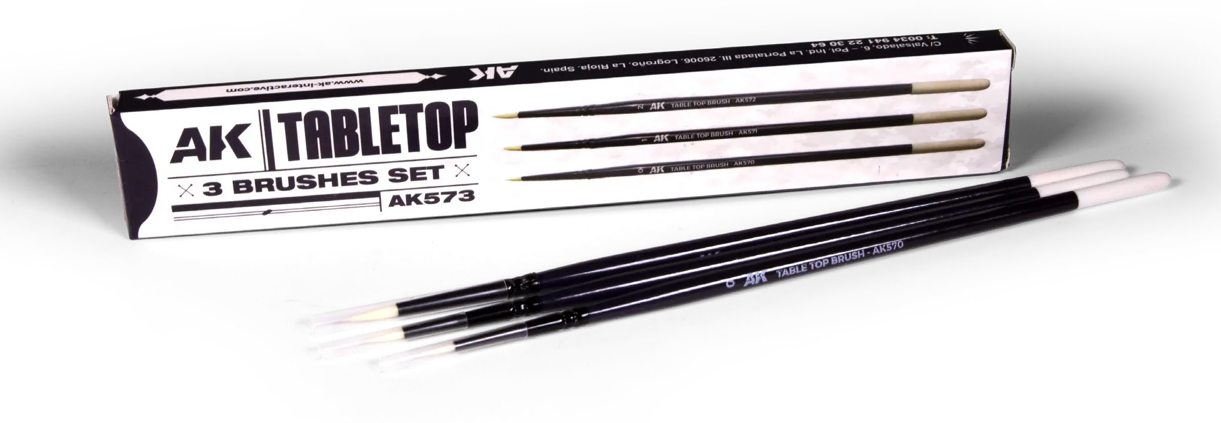 AK Interactive: Tabletop Brush (multiple sizes)