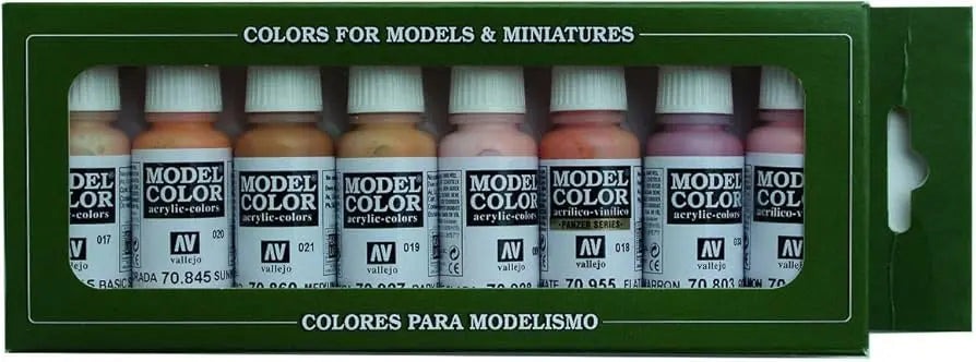 Vallejo Model Color Set: Faces & Skintones