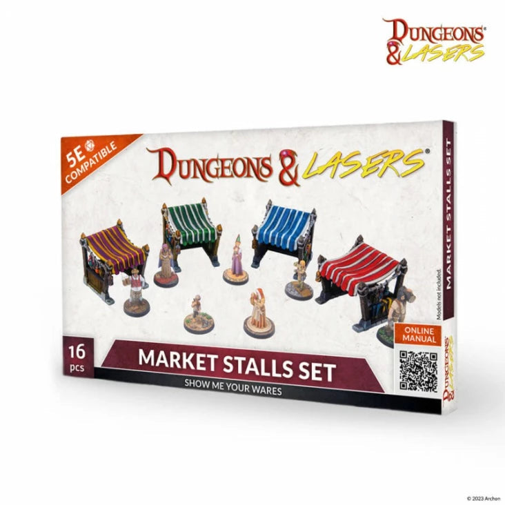 Dungeons and Lasers: Market Stalls Set