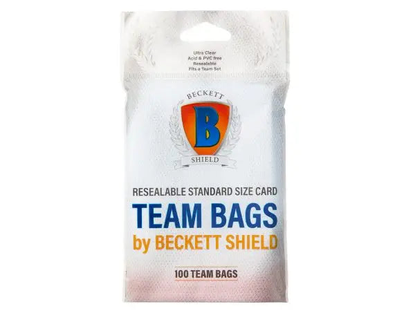 Beckett Shield: Resealable Team Bags (x100)
