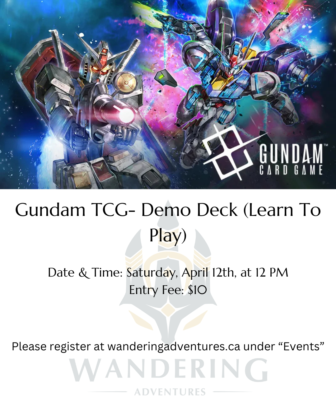 Gundam TCG- Demo Deck (Learn To Play)