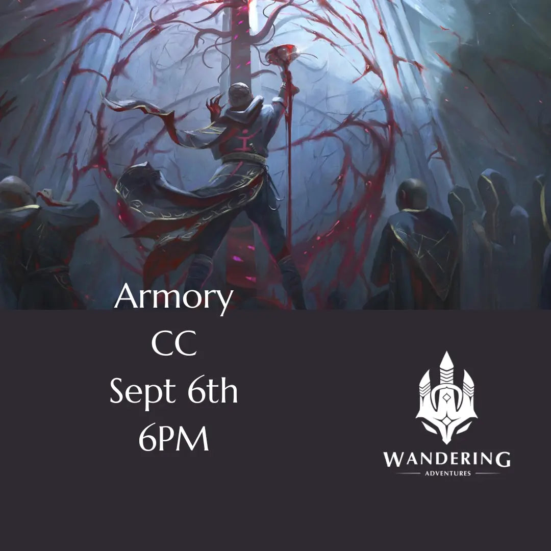 Flesh And Blood Armory: CC Fri Sept 6th @ 6pm