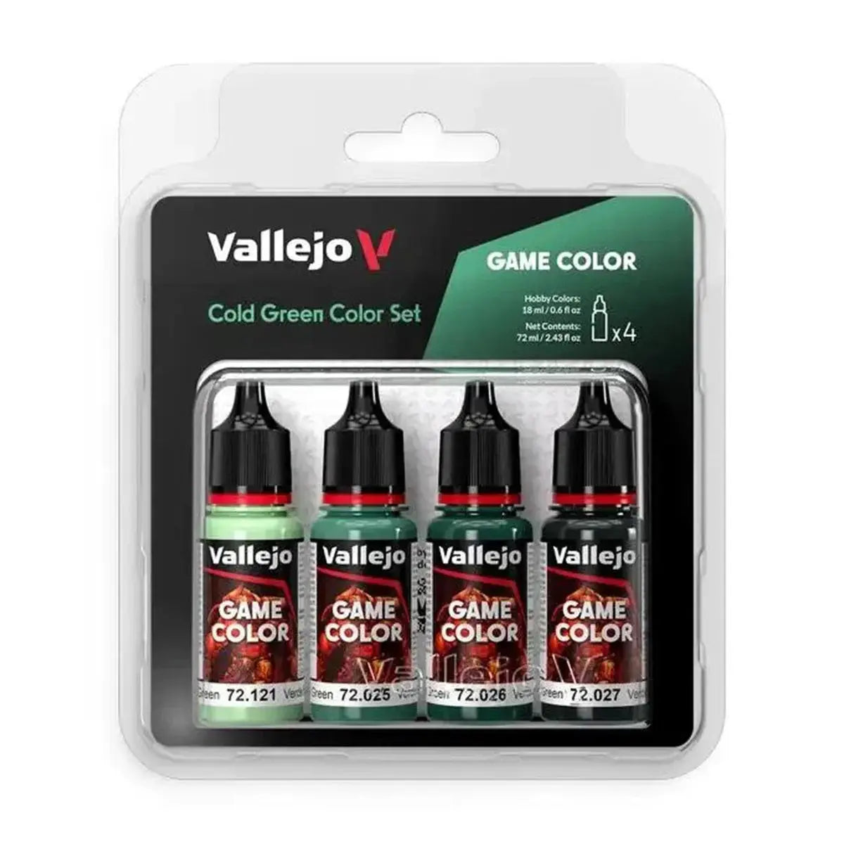 Vallejo Game Color Set: Cold Green