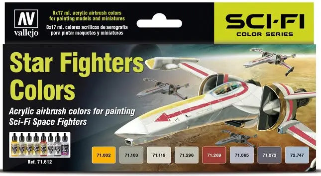 Vallejo Paint Set: Star Fighter Colors