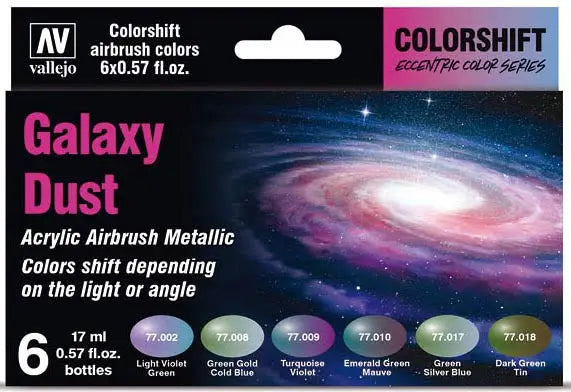 Vallejo Shifters Paint Set: Galaxy Dust