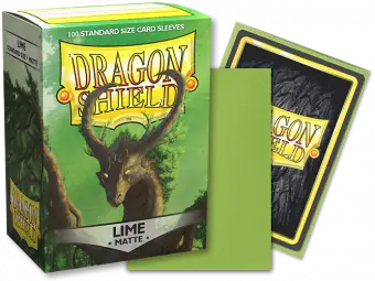 Dragon Shield Sleeves- LIME- Matte 100CT