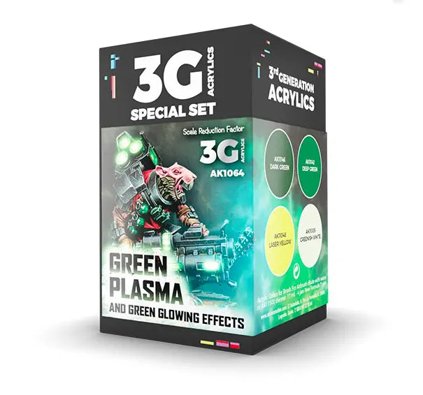 AK Interactive Wargame Color: Green Plasma