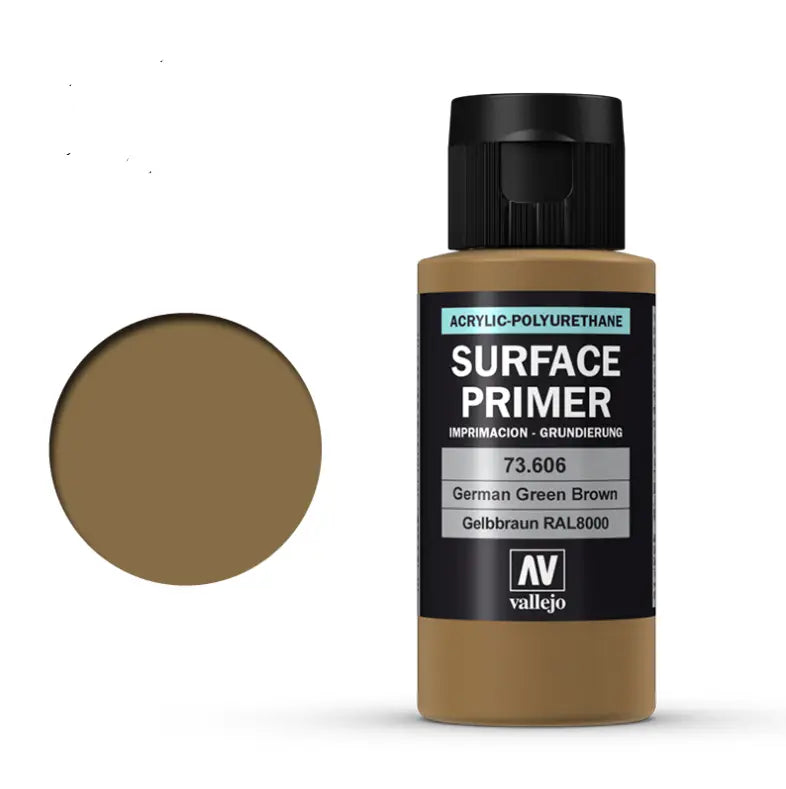 German Green Brown- Vallejo Surface Primer- 60 ml