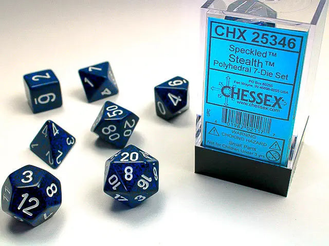 Speckled Stealth 7-Die set