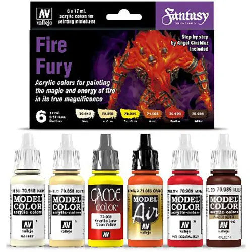 Vallejo Paint Set: Fire Fury