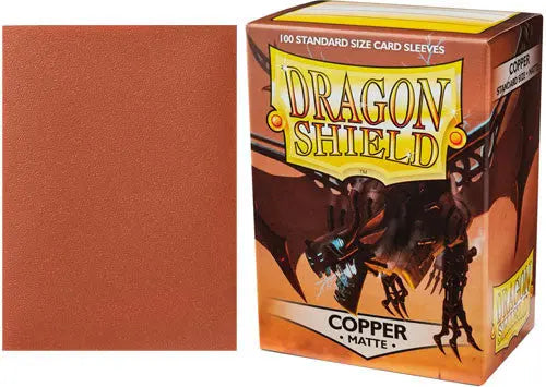 Dragon Shield Sleeves- COPPER- Matte 100CT