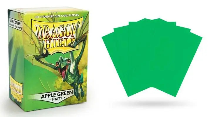 Dragon Shield Sleeves-APPLE GREEN- Matte 100CT