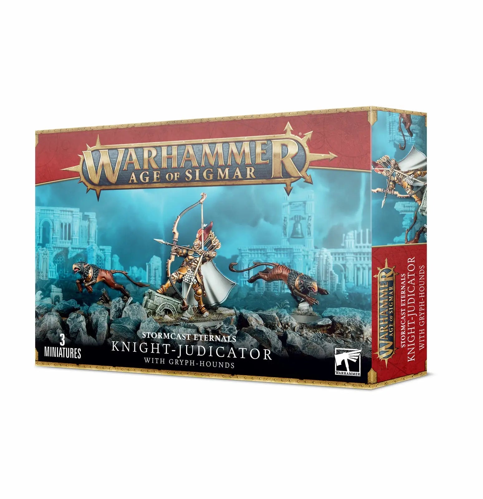 Stormcast Eternals: Knight-Judicator with Gryph Hounds