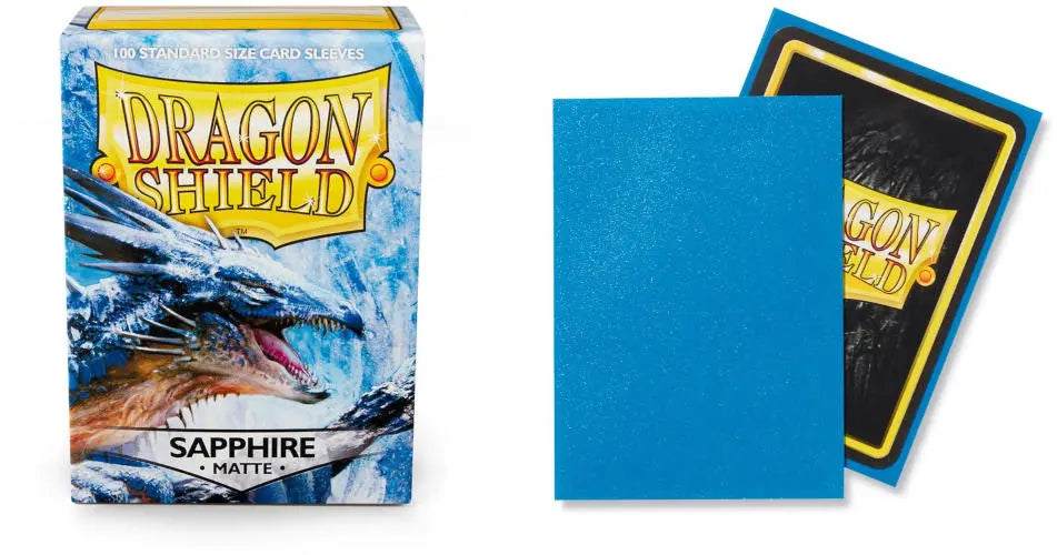 Dragon Shield Sleeves-SAPPHIRE- Matte 100CT