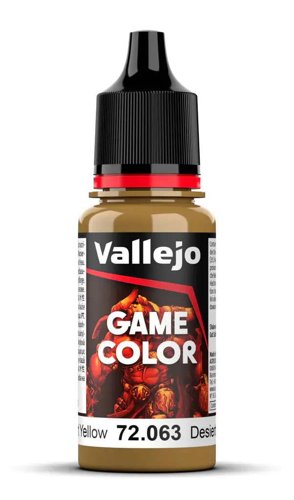 Vallejo Game Color NEW- Desert Yellow