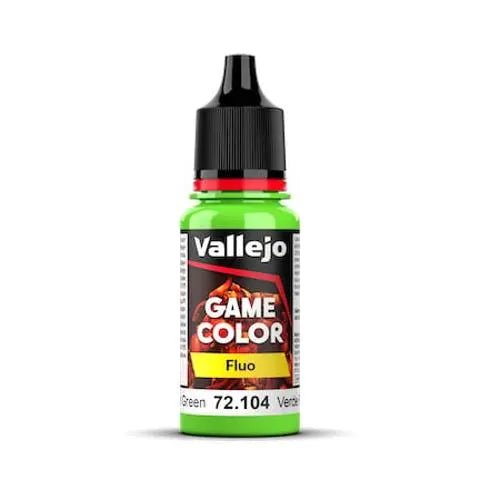 Vallejo Game Color Fluorescent NEW- Green