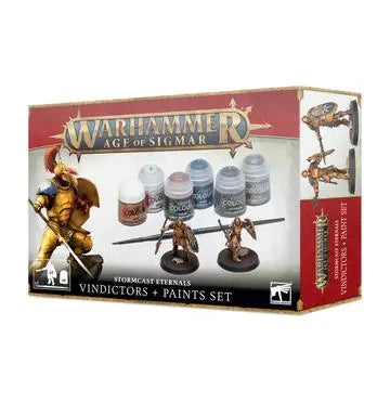 AOS Stormcast Eternals Vindictors + Paints set