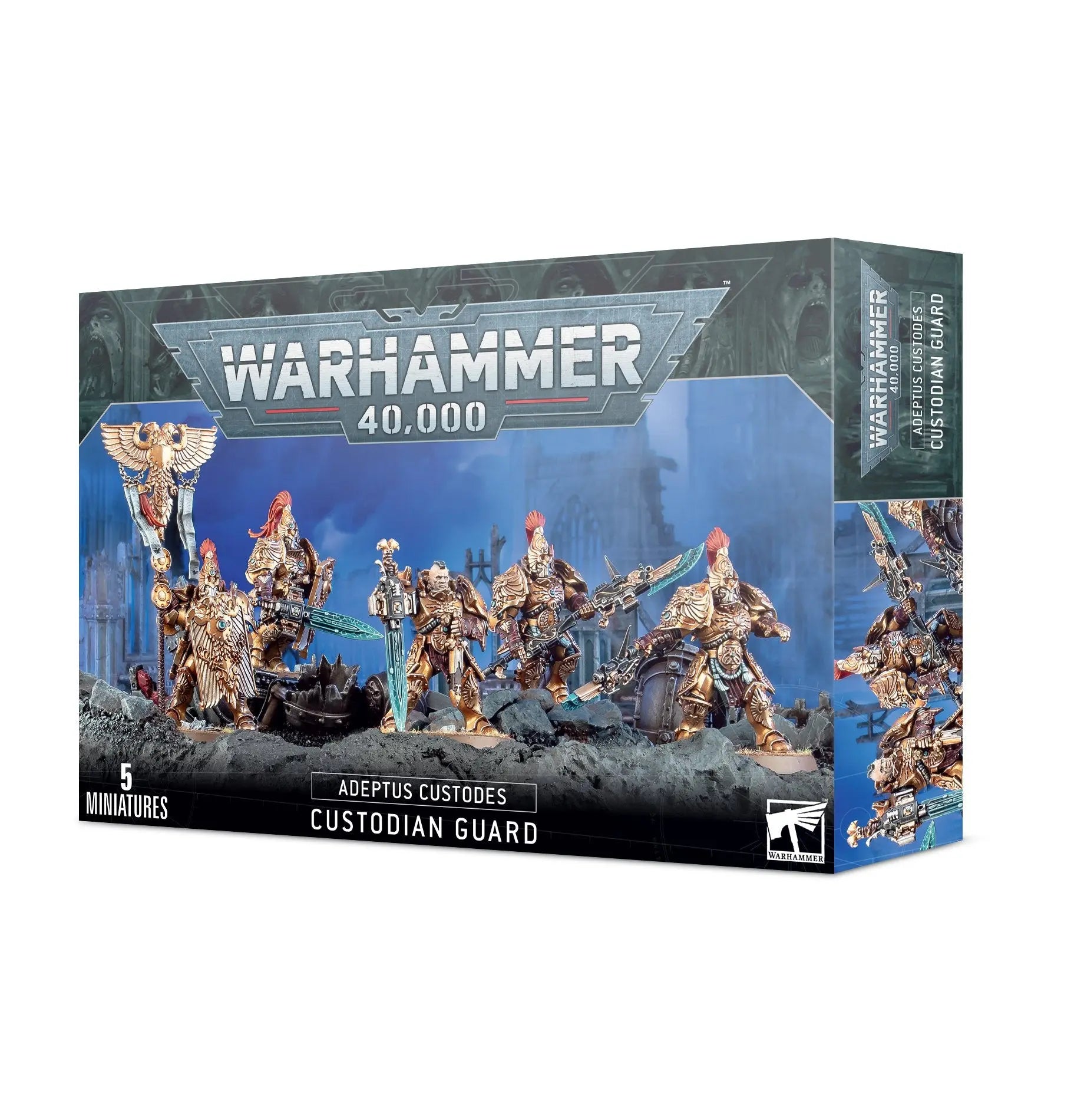 Adeptus Custodes: Custodian Guard/ Vexilus Praetor/ Shield- Captain