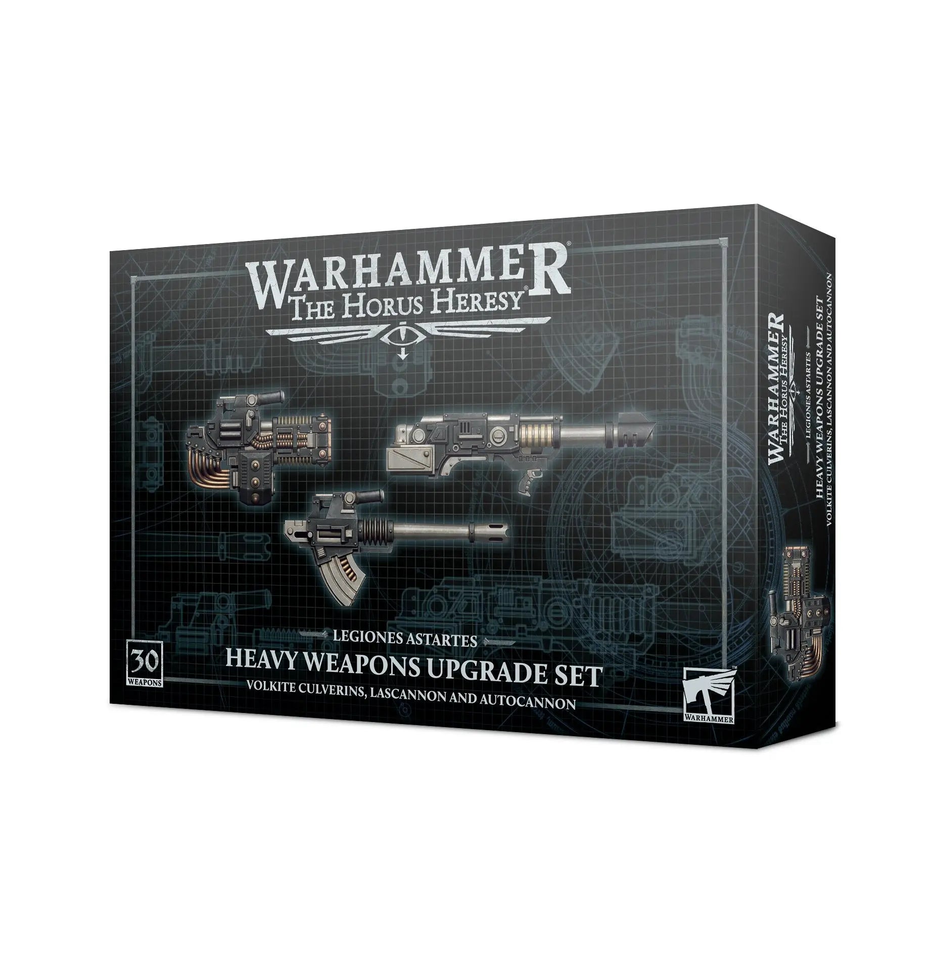Horus Heresy: Heavy Weapons Upgrade Set (Volkite, Lascannons, Autocannons)