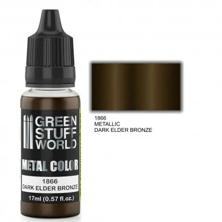GreenStuffWorld Acrylic Paint: Metallic Dark Elder Bronze