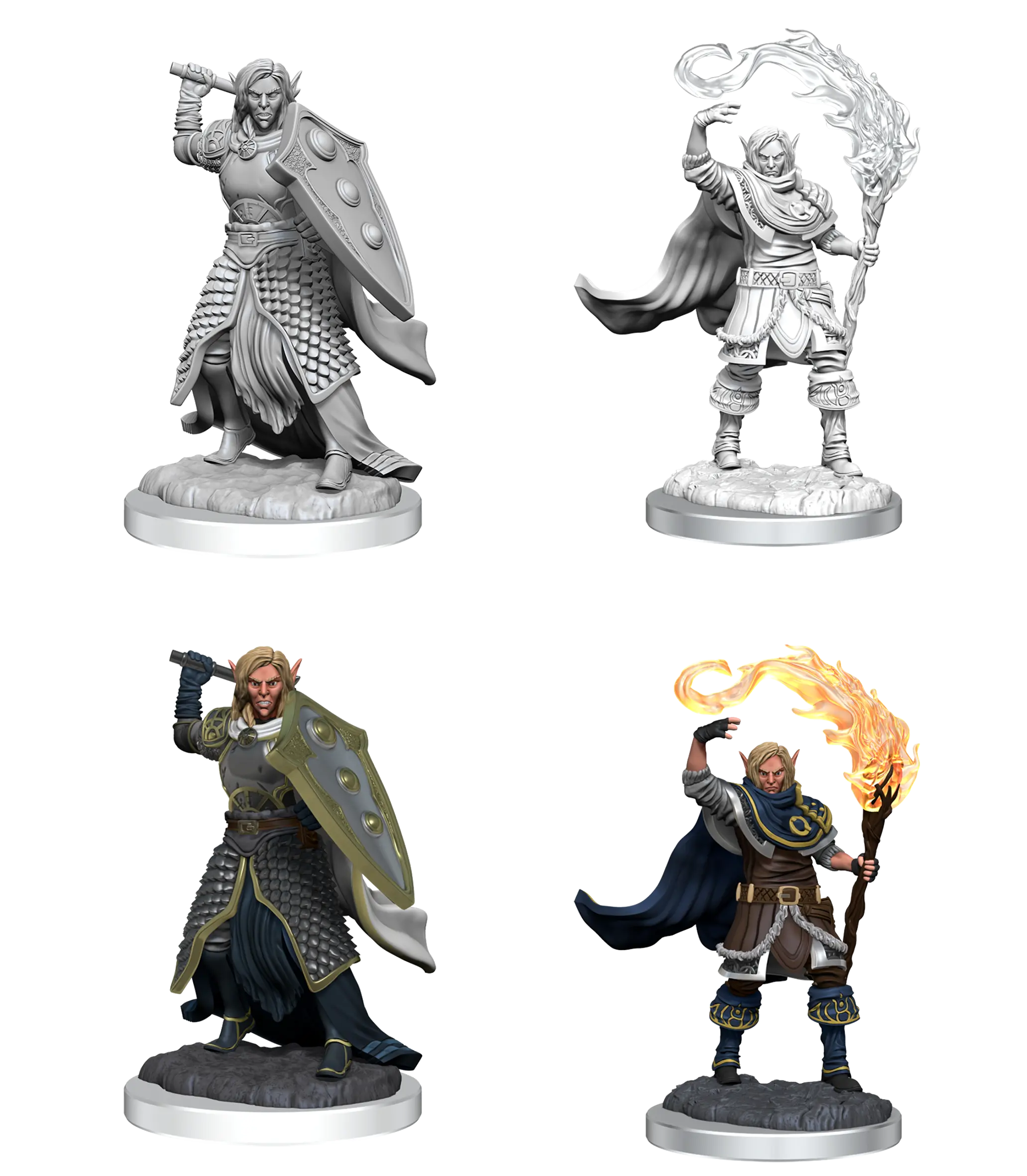 D&D Marvelous Unpainted Wave 16- Elf Cleric