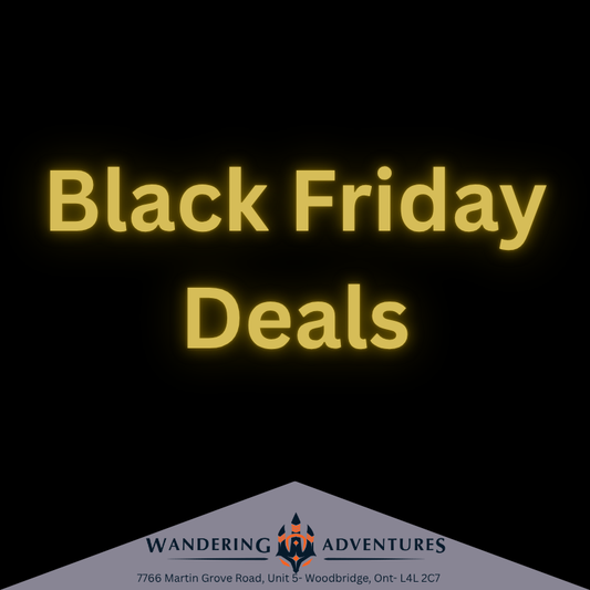 Black Friday at Wandering Adventures