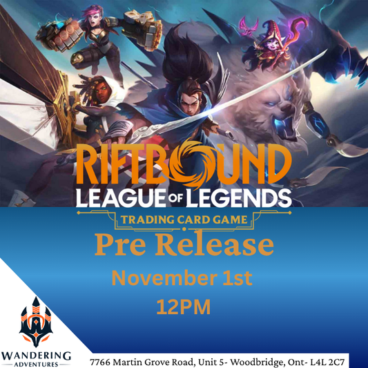 Dive into Riftbound: Pre-Release Event & Champion Spotlights at Wandering Adventures