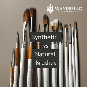 Synthetic vs Natural Brushes For Miniature Painting
