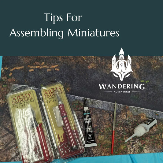 Preparing-A-Miniature-For-Painting Wandering Adventures