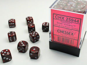 Speckled Silver Volcano Dice Block (36 Dice)
