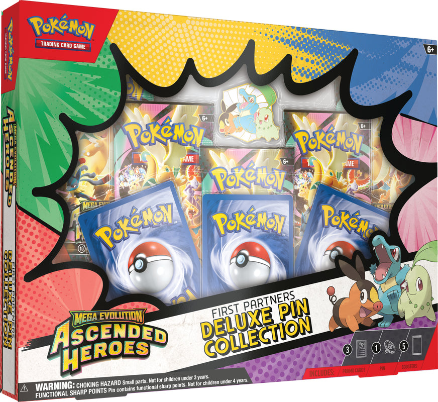 Pokemon TCG: Ascended Heroes: First Partners Deluxe Pin Collection