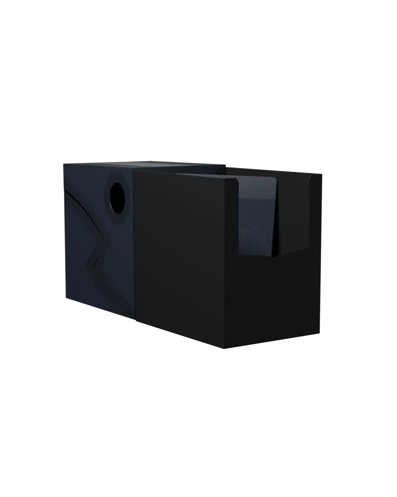 Double Shell - Midnight Blue/Black - Deck Box