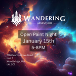 Open Paint Night- Jan 15th