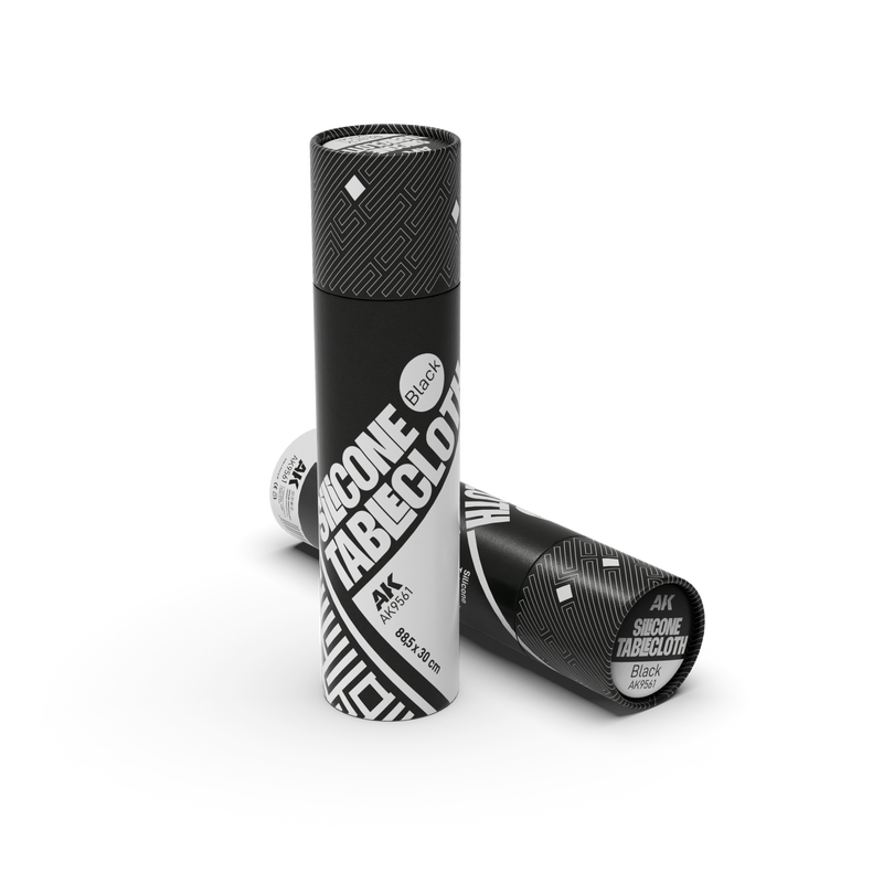 AK Interactive- Silicone Tablecloth Black 88.5 × 30cm