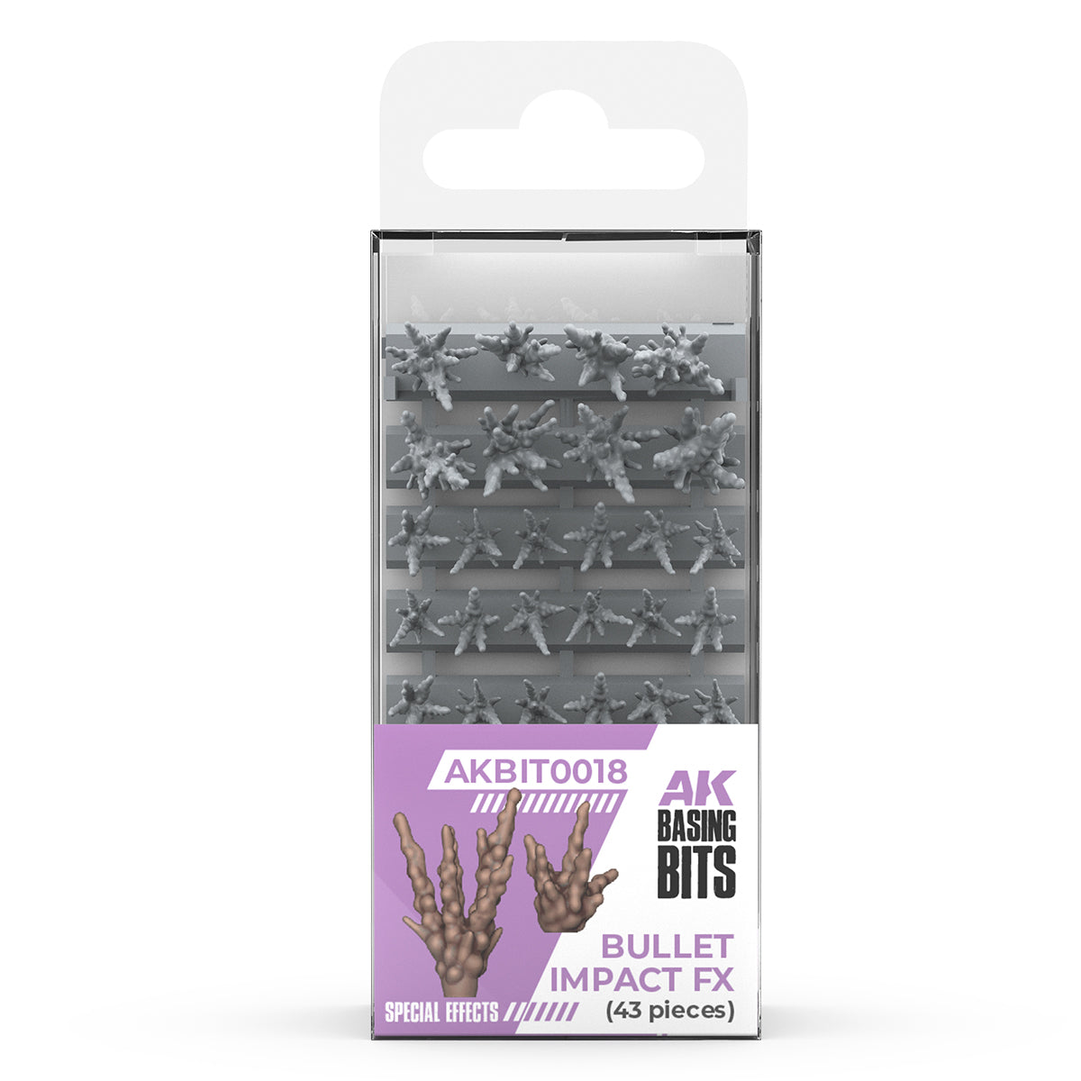 AK Interactive Basing Bits: Bullet Impact FX