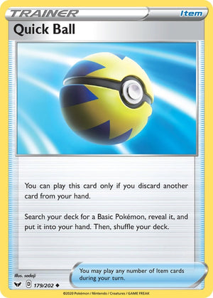 Quick Ball [SWSH01 - 179/202]