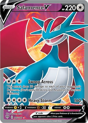 Salamence V (Full Art) [SWSH03 - 185/189]