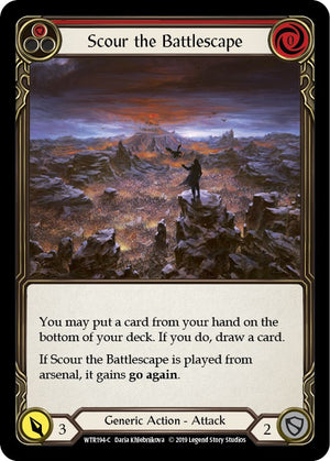 Scour the Battlescape (Red) [WTR - WTR194]