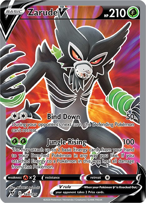 Zarude V (Full Art) [SWSH04 - 167/185]