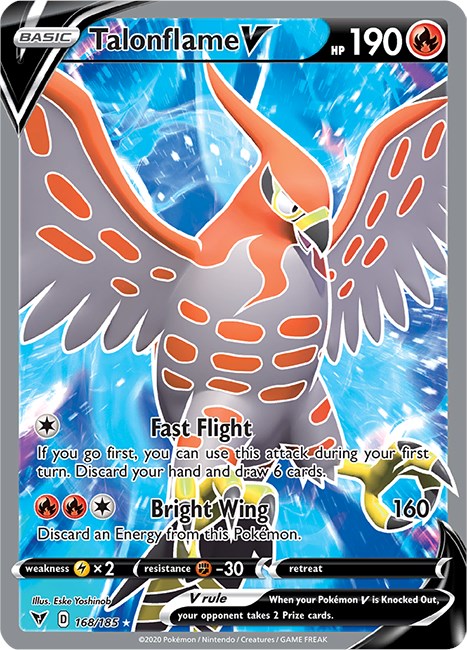 Talonflame V (Full Art) [SWSH04 - 168/185]