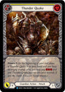 Thunder Quake (Yellow) (Extended Art) [EVR - EVR025] 1st Edition Rainbow Foil
