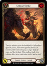 Critical Strike (Red) [UPR - UPR206] Non- Foil