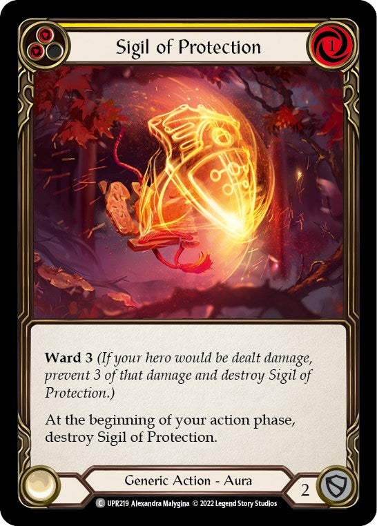 Sigil of Protection (Yellow) [UPR - UPR219]