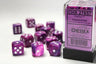 Festive Violet/ white Dice Block (36 Dice)