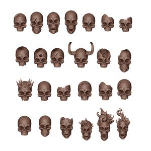 AK Interactive Basing Bits: Skulls