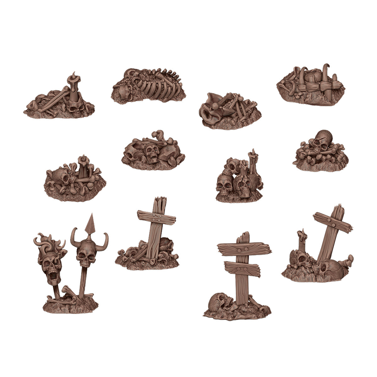 AK Interactive Basing Bits: Bones Remains