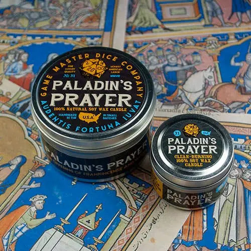 Paladin's Prayer Gaming Candle