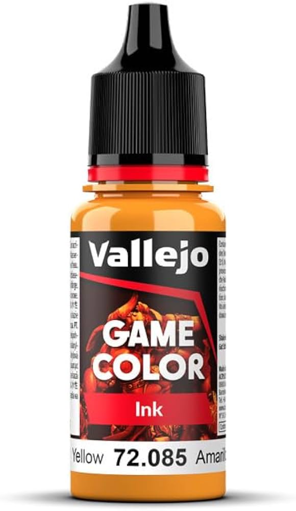 Vallejo Game Color Ink- Yellow Vallejo