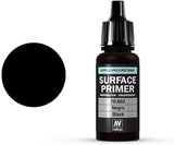 Black- Vallejo Surface Primer- 17 ml.